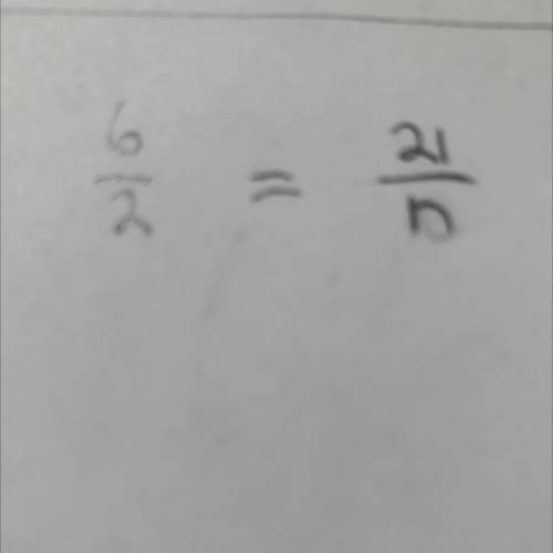 What does n equal??