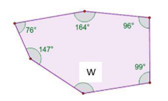 What is the measure of angle W?

options:
W = 81
W = 138
W = 104
W = 120