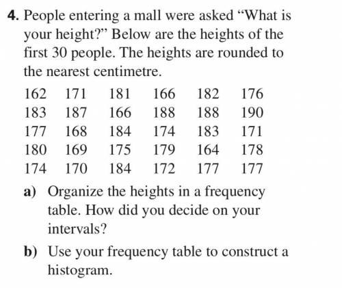 (MIDDLE SCHOOL MATH) Please help!

I’m having trouble finding the interval.
Please and thank you!