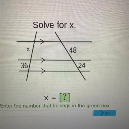 Solve for x !! 
PLEASE