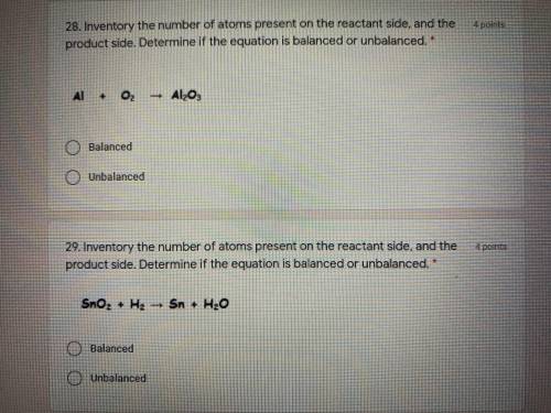 Can you give me the answers to questions 28 and 29 please?