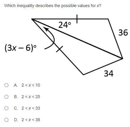 Hello!

I am here with a few geometry questions today.
Which example describes the x value best?
W
