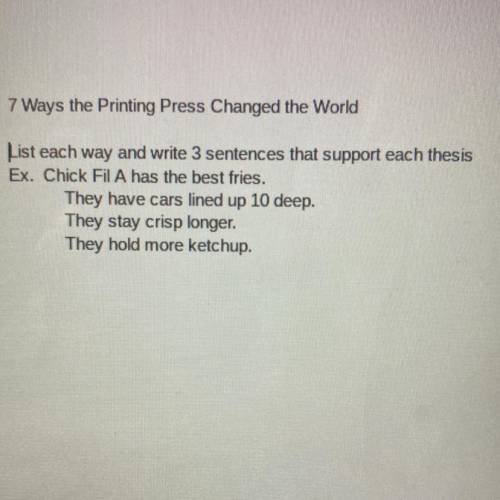 7 Ways the Printing Press Changed the World
can someone give me ideas :’)