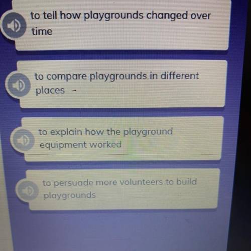 Why does the author discuss

different playground equipment in
the section From Strides to
Slides