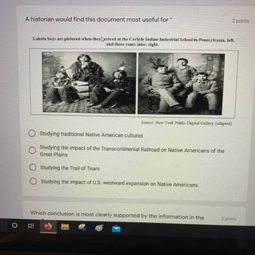 Help me with this question please! for us history