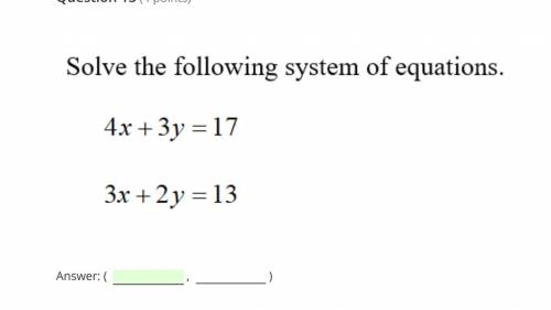 I need help with this for my algebra test. i need to pass this.