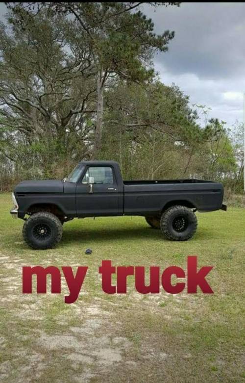 My dads truck but hopefully my future truck