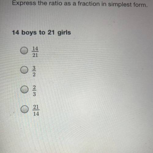 Express the ratio as a fraction in simplest form.