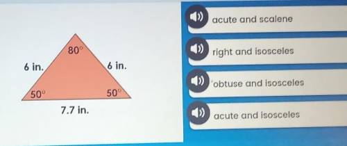 Which best describes the triangle?