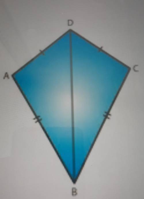 In the fig. AD = DC and AB = BC. Prove that triangle ABD = triangle CDB