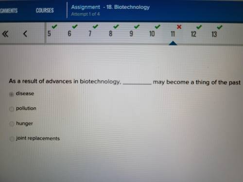 As a result of advances in biotechnology, ______ may become a thing of the past

I will include TH