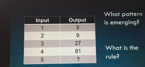 What’s the connection between input and output in this question
