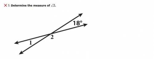 Determine the measure of <2.
m<2=172
m<2=162
m<2=136