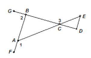 What are the angles of 1 and 2

Angle BAC and angle FAC are examples of what type of angle pair?
A