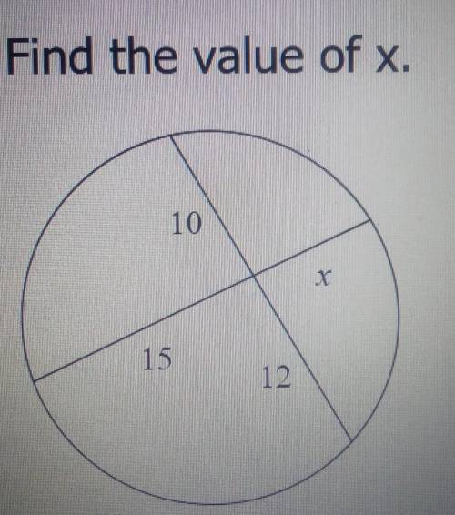 Find value of X please