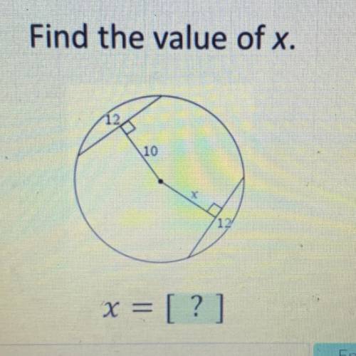Find the value of x.
x=[?]