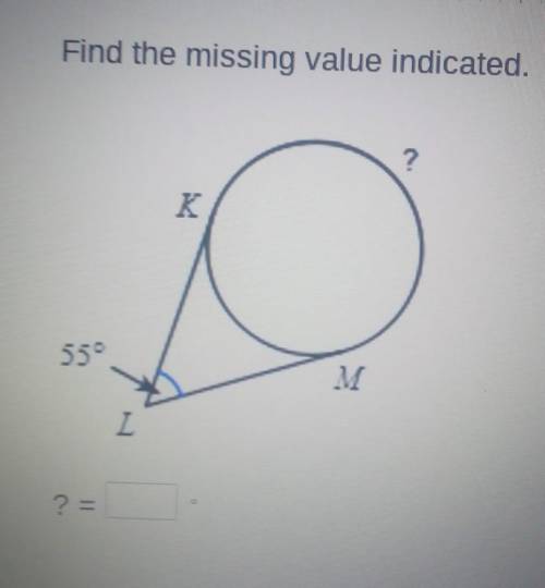 Find the missing value indicated PLEASE