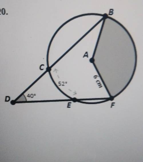 Find the sector area (shaded region). Round your answer to the nearest hundredth.