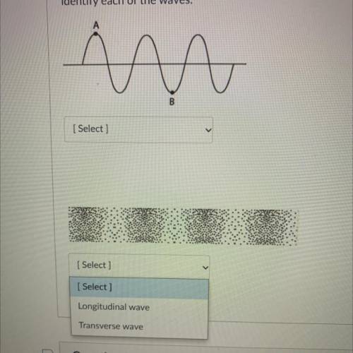 Identify each of the waves: