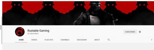 I would greatly appreciate if anyone who is reading this can sub to Rustable Gaming on YT. It helps