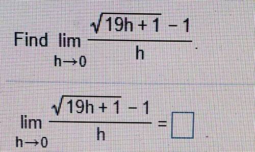 Limit of this equation as h approaches 0