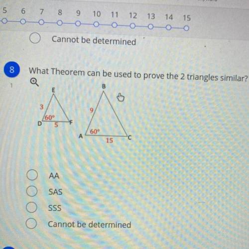 What theorem can be used to probe the 2 triangles similar?