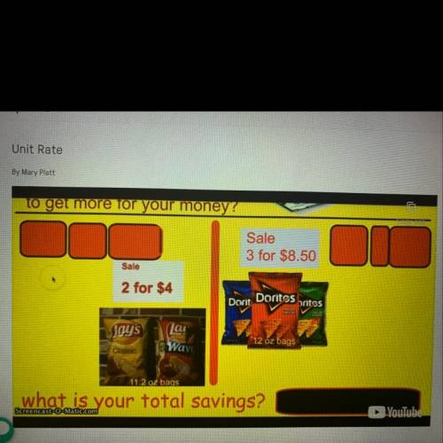 What is the unit rate for Lays chips?
