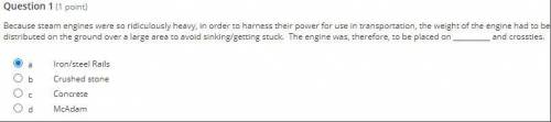 Because steam engines were so ridiculously heavy, in order to harness their power for use in transp