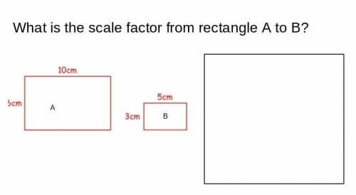 What is the scale factor from triangle a to triangle b?
please help! 7th grade math!