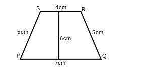 Find the area and perimeter of trapezium.