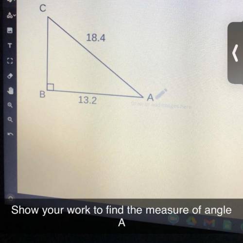 Can someone explain the process of getting to Angle A? I know the answer is 44.1 but I need to show