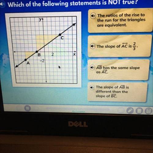 Which of the following statements is NOT true?