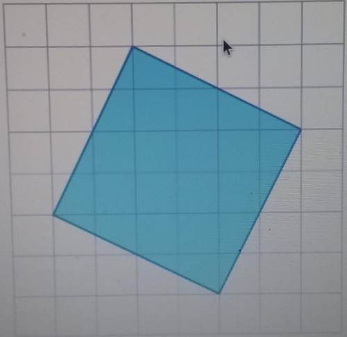 Find the area, in square units, of the shaded region without counting every square.