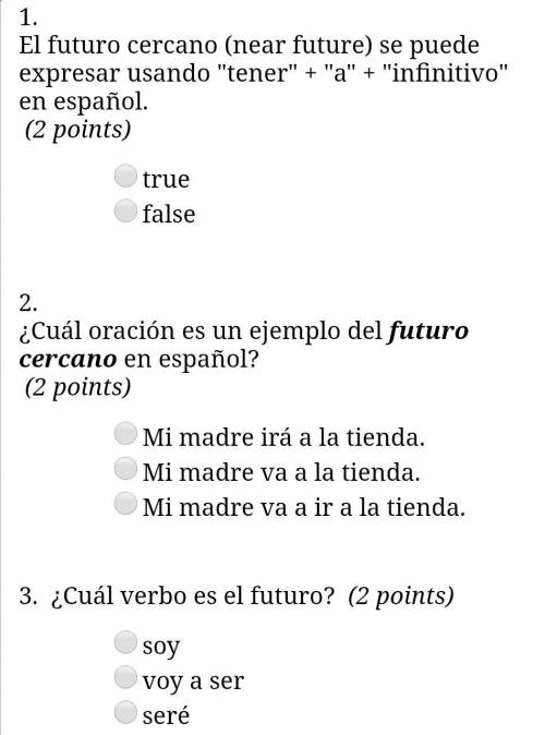 El futuro cercano(near future) se puede expresar usando “tener” + “a” + “infinitivo” en espanol.