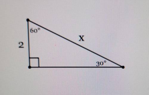 Find the length of the side X in the simplest rational form with the rational denominator

helpppp