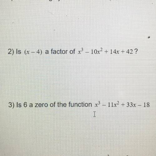 PLS HELP WITH NUMBER 2 & 3