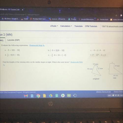Help me find the scale factor