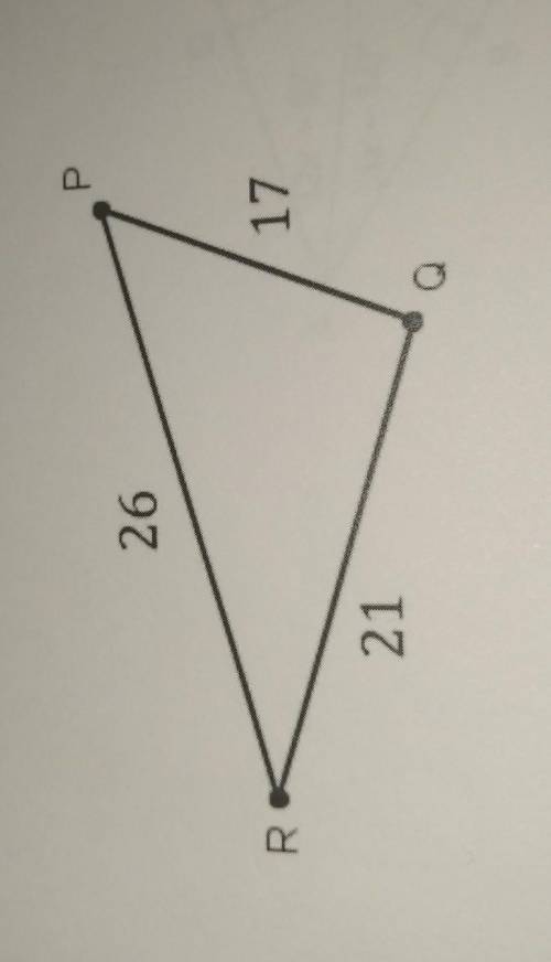 List the angles in order from smallest to largest. show your work.
