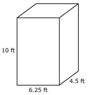 Find the volume of the rectangular prism.