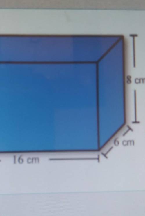 Find the volume of the rectangular prism. Use the given dimensions shown