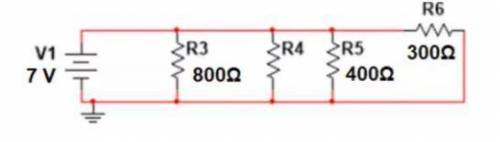 What is the total current from the battery?

What is the total resistance of the circuit?
What is