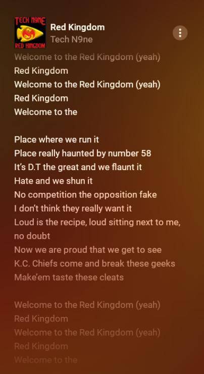 so who else thought the song red kingdom song was about supporting trump just a little? the first t