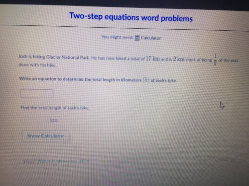 Two step word problems