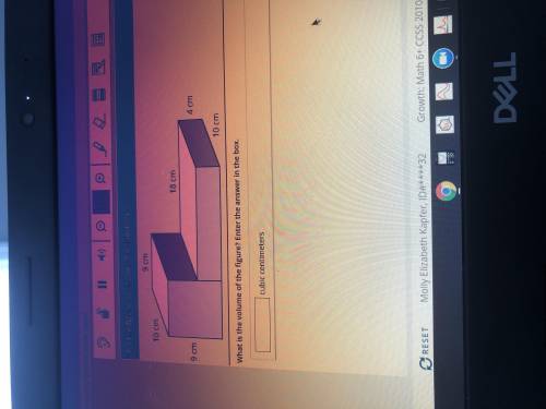 What’s the volume of a shape that is 9cm height 10cm width 9cm length 18cm length 4cm height and 10