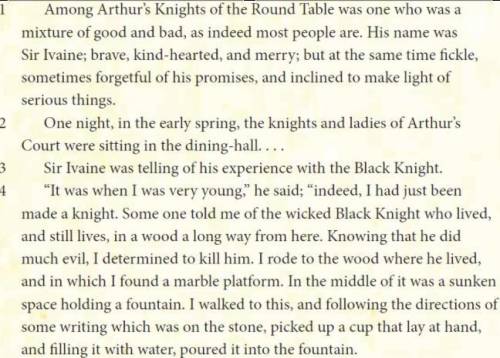 What is the them of “Sir Ivaine” excerpt?