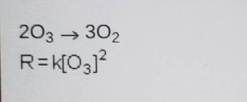 Consider the reaction and the rate law below.

2O3 → 302 R= k[03]2What is the overall order of the