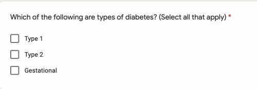 Can somebody help me with this diabetes question?