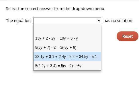Select the correct answer from the drop-down menu.