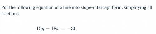 If you can help me with Slope Intercept plz help me