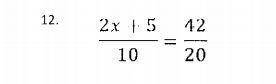 Solve each proportion